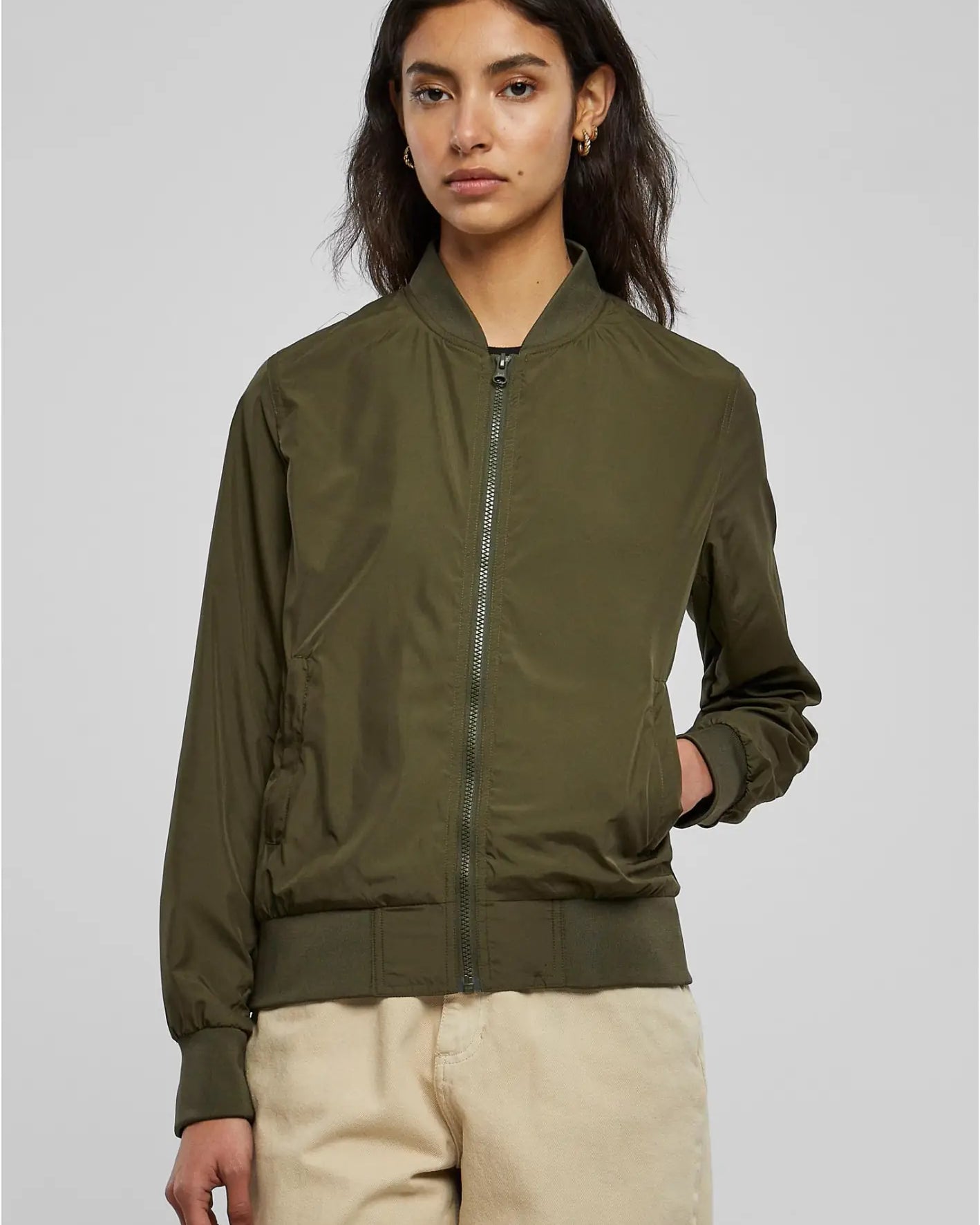 all-groups Women's Nylon Bomber Jacket