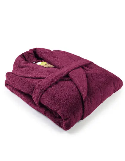 Unisex Bathrobe Shawl Collar