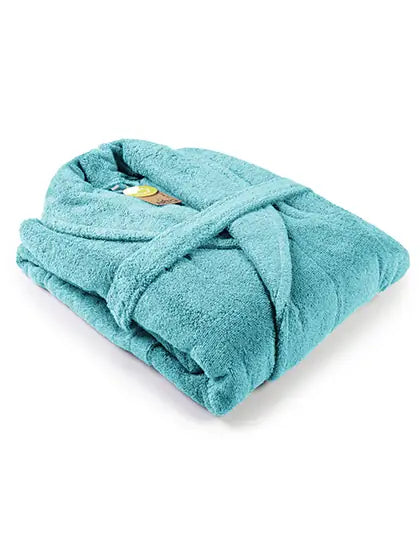 Unisex Bathrobe Shawl Collar