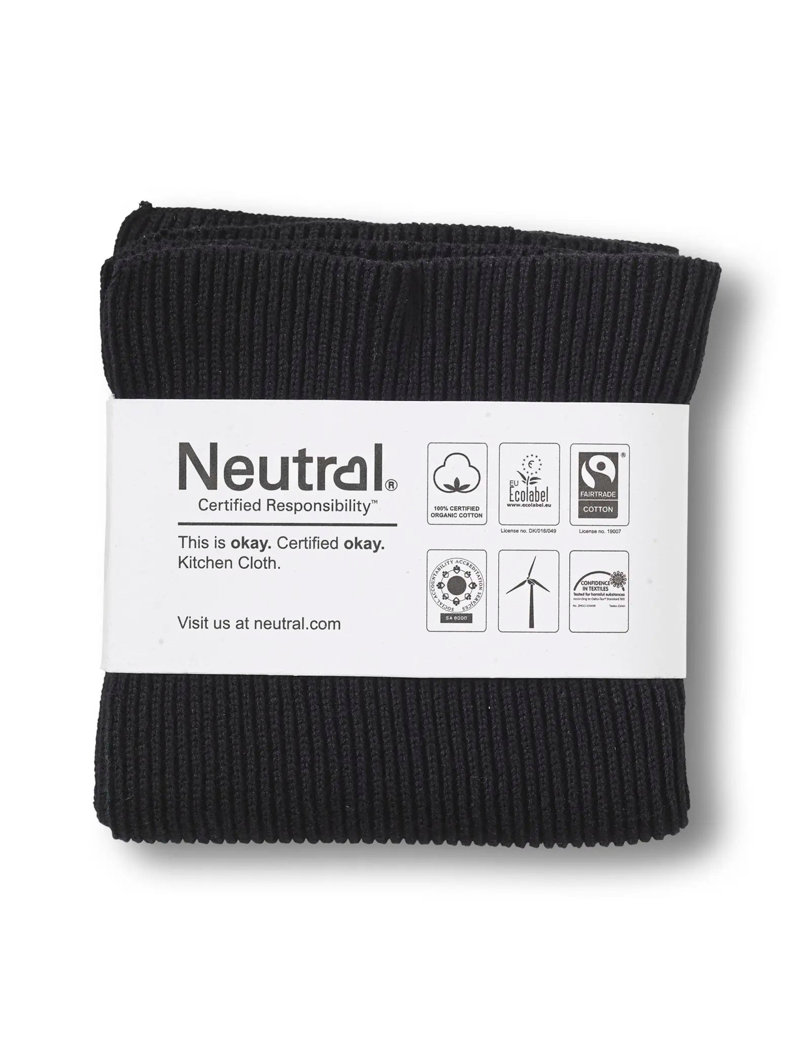all-groups Rib Knit Kitchen Cloth 2 Pieces